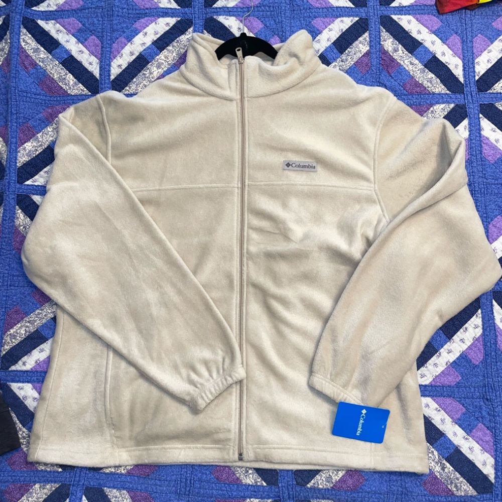 Columbia Beige Fleece Jacket